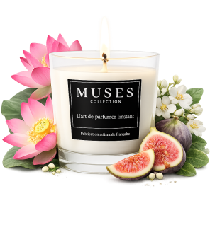 Bougie d'ambiance parfumée jardin d'orient fabriquée en france