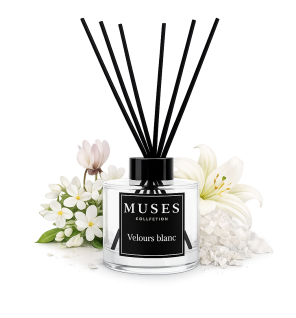 Diffuseur parfum ambiance Velours blanc fabriqué en France