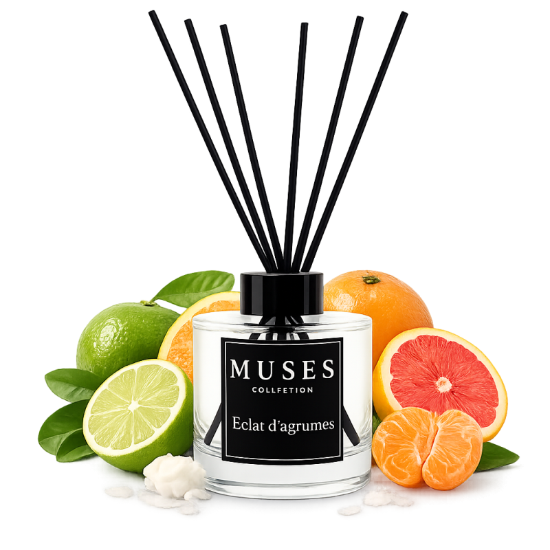 Diffuseur parfum ambiance Eclat d'Agrumes fabriqué en France