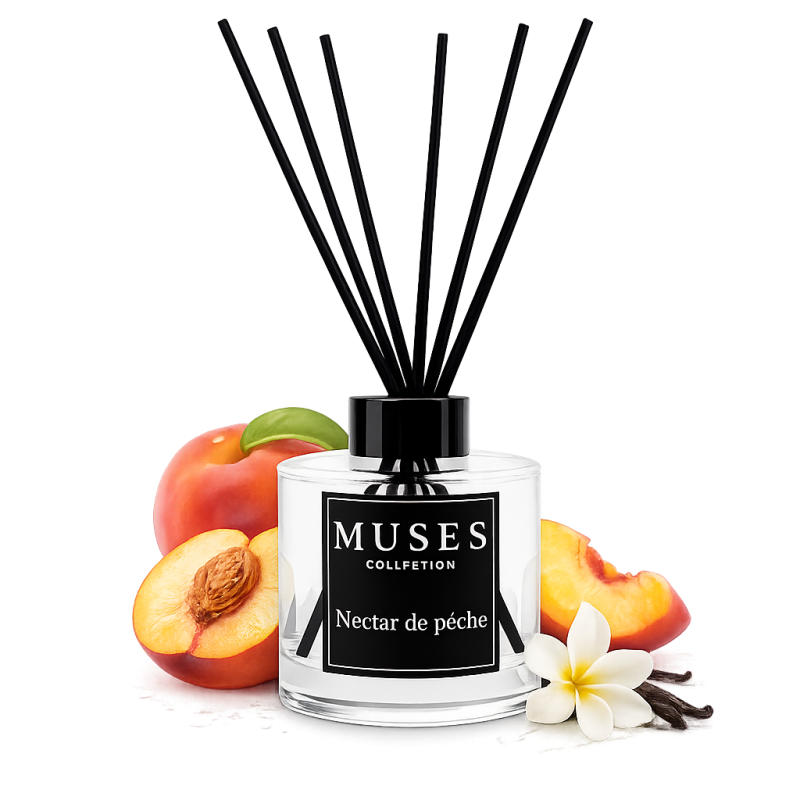 Diffuseur parfum ambiance Nectar de Pêche fabriqué en France