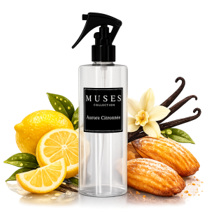 Spray parfum d'ambiance Aurore Citronnée fabriqué en France
