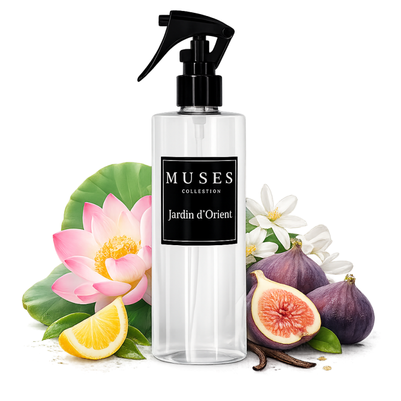 Spray parfum d'ambiance Jardin d'Orient fabriqué en France