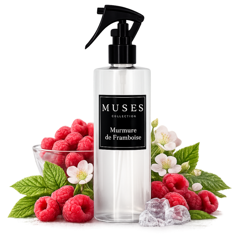 Spray parfum d'ambiance Murmure de Framboise fabriqué en France