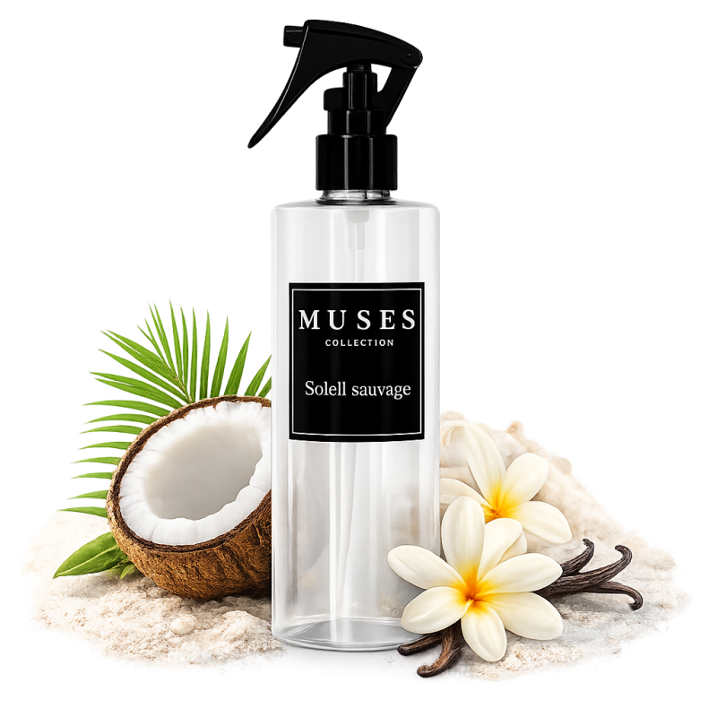 Spray parfum d'ambiance Soleil Sauvage fabriqué en France