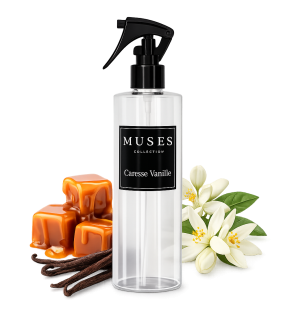 Spray parfum d'ambiance Caresse Vanillée fabriqué en France