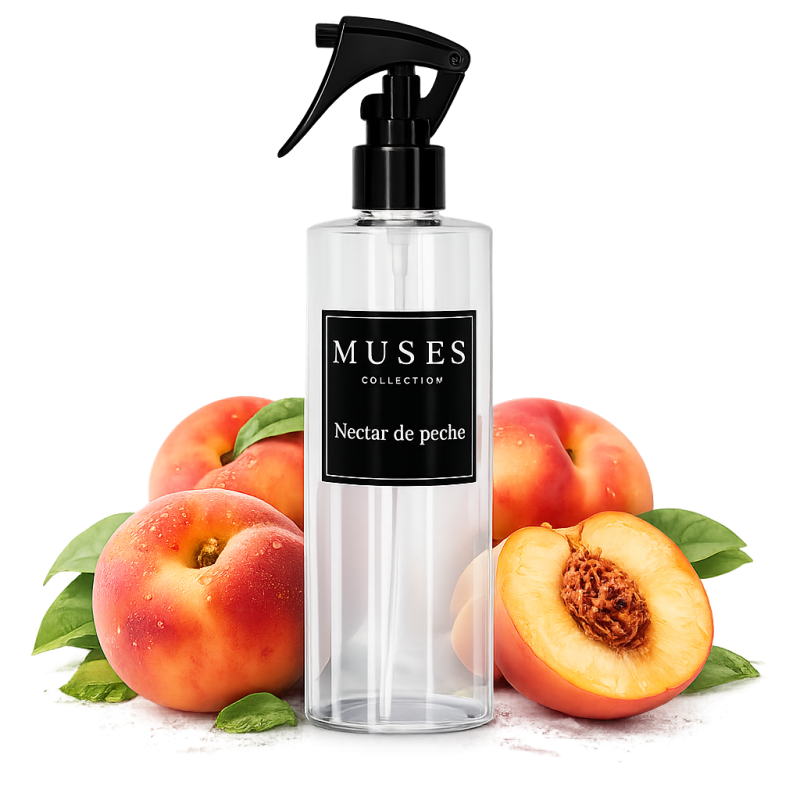 Spray parfum d'ambiance Nectar de Pêche fabriqué en France