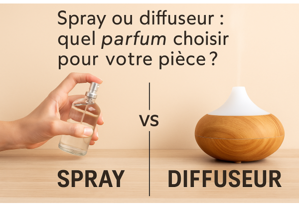 Spray ou diffuseur : quel parfum choisir pour votre pièce ?